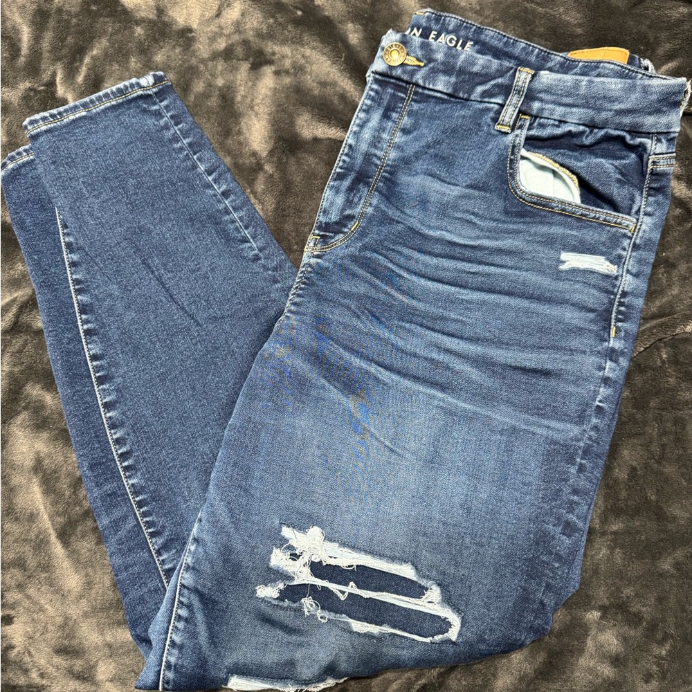 American Eagle Outfitters Women’s Distressed Denim Jeans